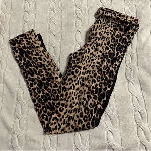Forever 21 Leopard Leggings Tan / Black NWT